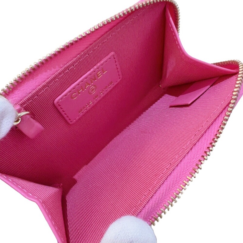 シャネル CHANEL コインケース ピンク/ゴールド金具 キャビア シャネル CHANEL コインケース ピンク/ゴールド金具 キャビア
