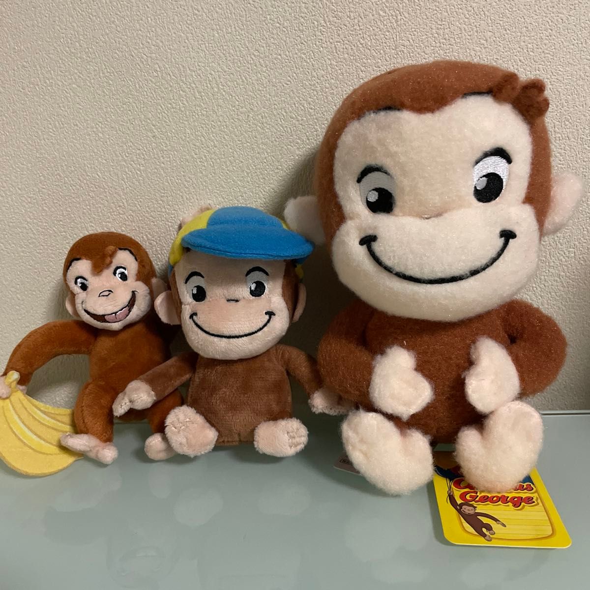 おさるのジョージ ぬいぐるみ キーホルダー セット売り|Yahoo おさるのジョージ ぬいぐるみ キーホルダー セット売り|Yahoo
