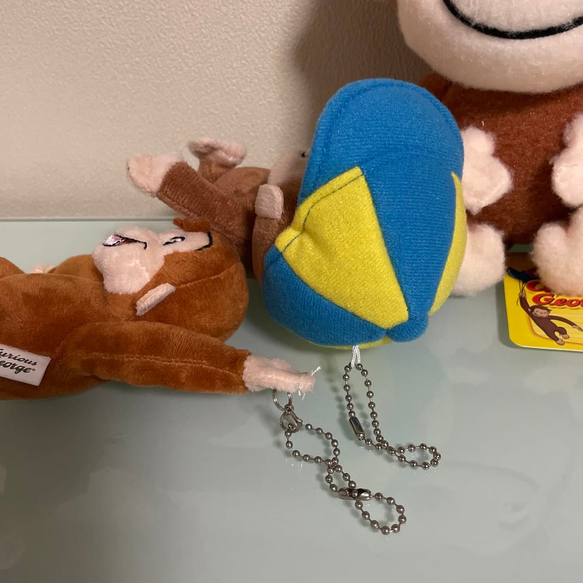 おさるのジョージ ぬいぐるみ キーホルダー セット売り|Yahoo おさるのジョージ ぬいぐるみ キーホルダー セット売り|Yahoo