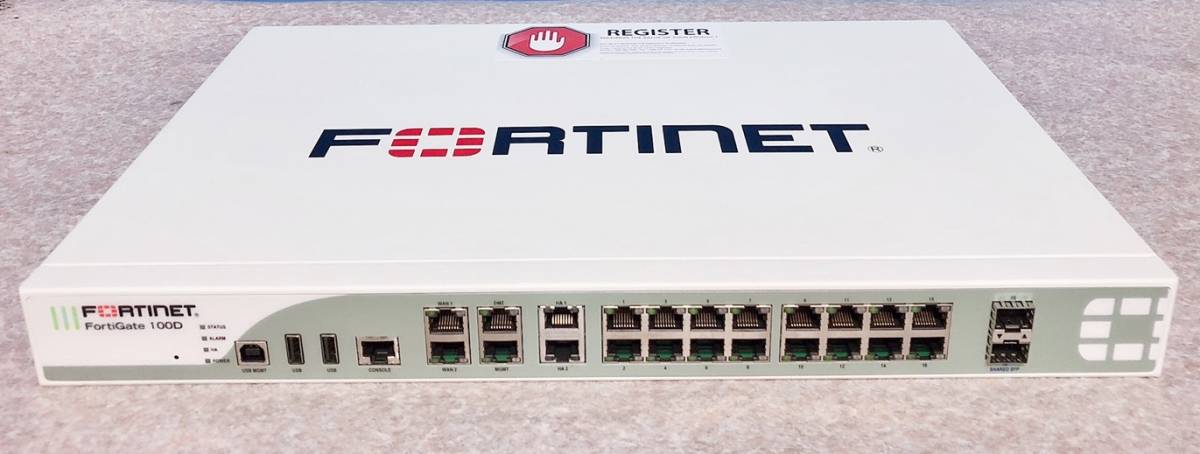 v5.0 beautiful goods / box attaching [FortiGate-100D/ the first period . ending ] threat security (UTM) FG-100D four ti net fire wall FORTINET business use 