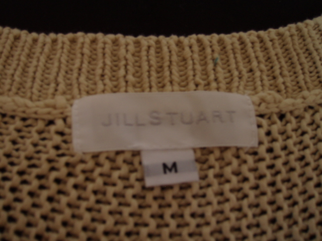 JILL STUART トップス 半袖セーター 　Ｍ　ベージュ　_画像2