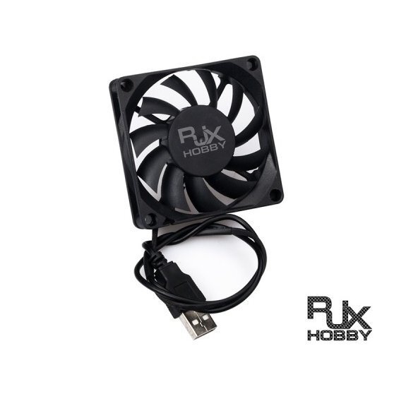 RJX 60mm cooling fan 5v cooling USB* hobby shop blue empty 