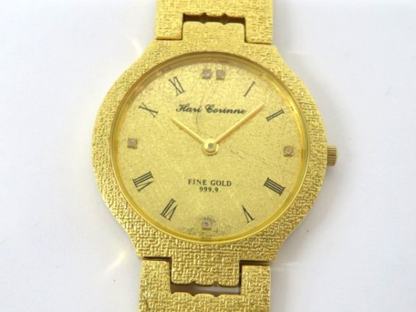 ♪hayy1736-2 164 Hari Corinne FINE GOLD DIAL 999.9 ゴールド ♪hayy1736-2 164 Hari Corinne FINE GOLD DIAL 999.9 ゴールド