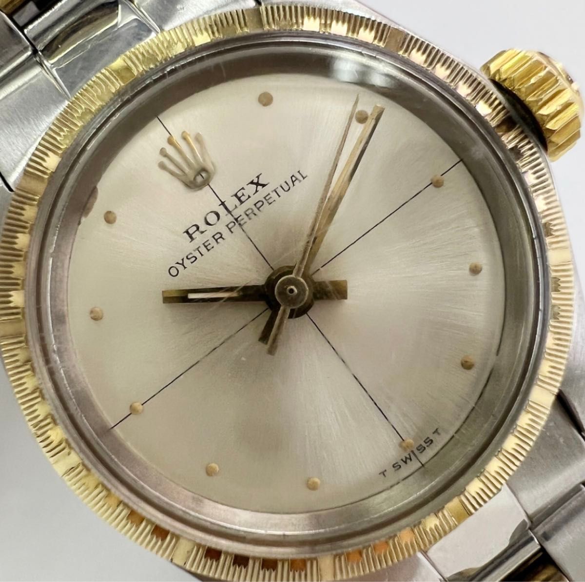 ROLEX オイスターパーペチュアル ゼファー YGコンビ 自動巻き ROLEX オイスターパーペチュアル ゼファー YGコンビ 自動巻き