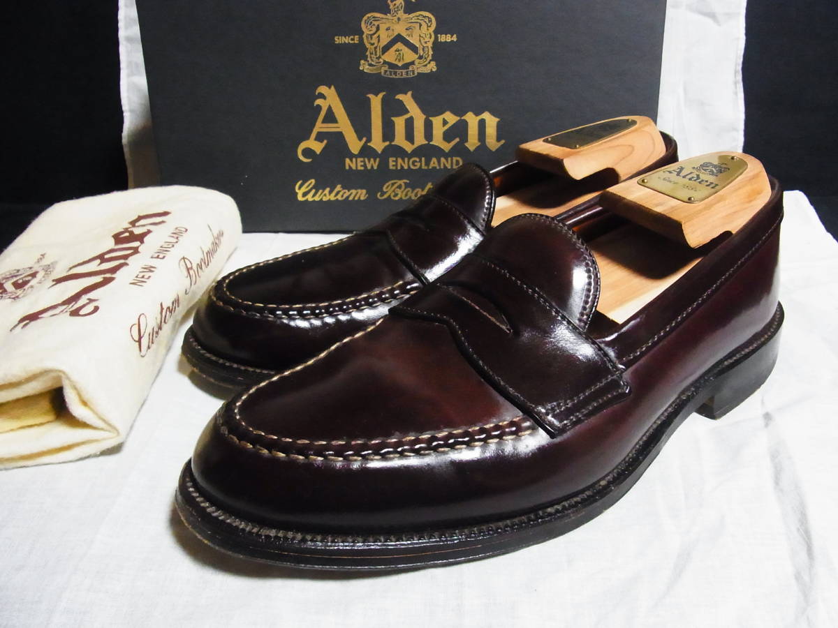 ALDEN* Alden cordovan Loafer 986 7.5D moccasin : Real Yahoo
