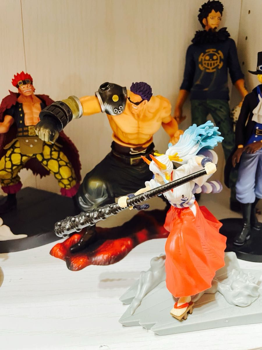 ワンピース シャンクス ロジャー ドラゴン他フィギュア 7体スピーカー1個セット ワンピースフィギュア】7体セットシャンクス、ロジャー、ドラゴン等