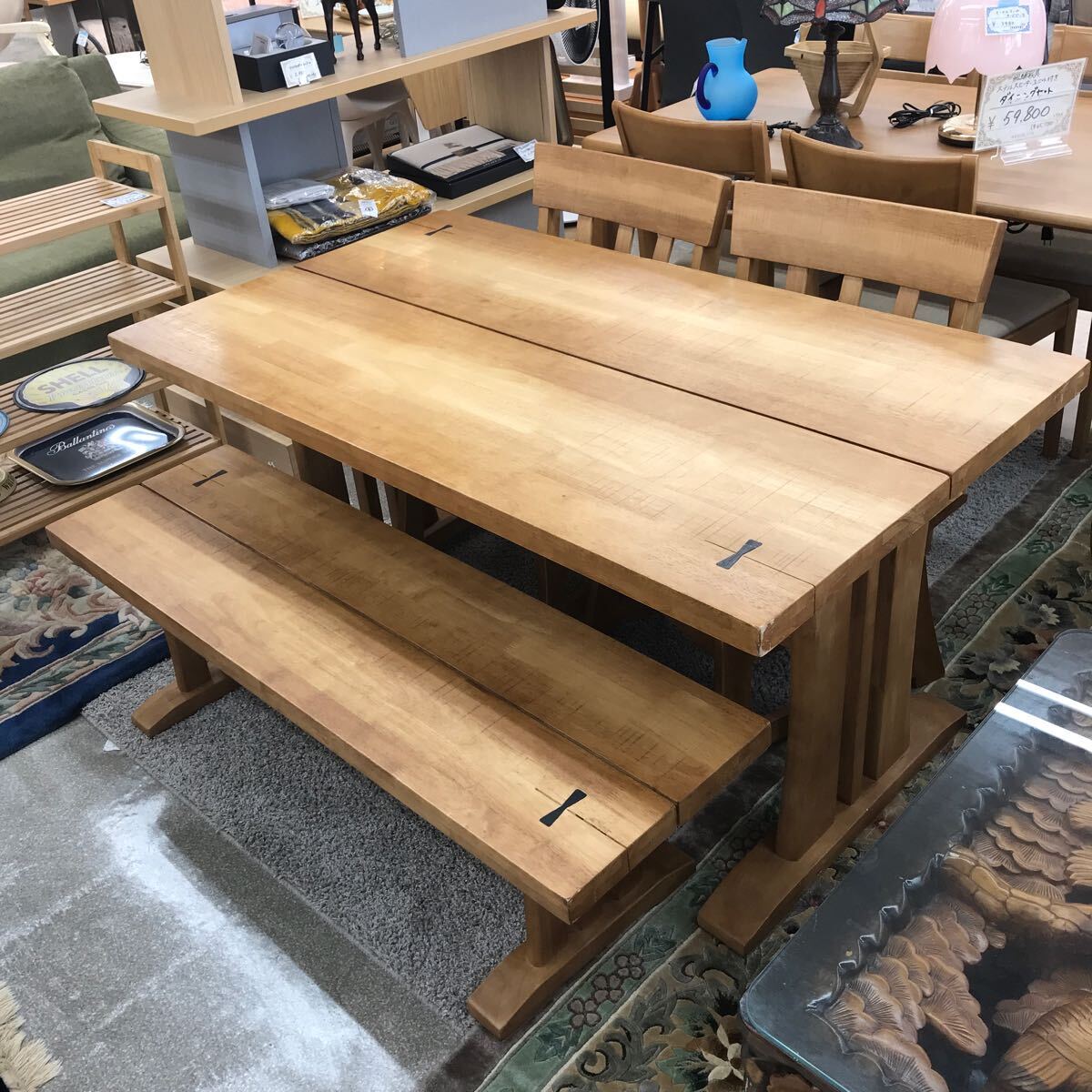 Yahoo!オークション - サカイ工芸 -SATO 郷 - ダイニング4点 Yahoo!オークション - サカイ工芸 -SATO 郷 - ダイニング4点