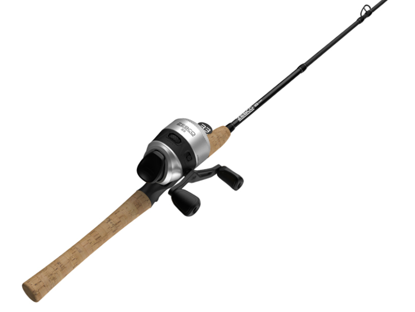大注目 ゼブコ バスフィッシング グラスロッド セット ロッド コルクグリップ 6.6ft スピンキャストリール 33 Zebco その他