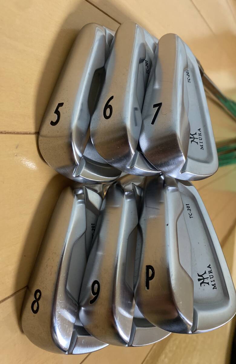 レア】三浦技研miura US TC-201 アイアン5I-Pw 6本セット レア】三浦技研miura US TC-201 アイアン5I-Pw 6本セット