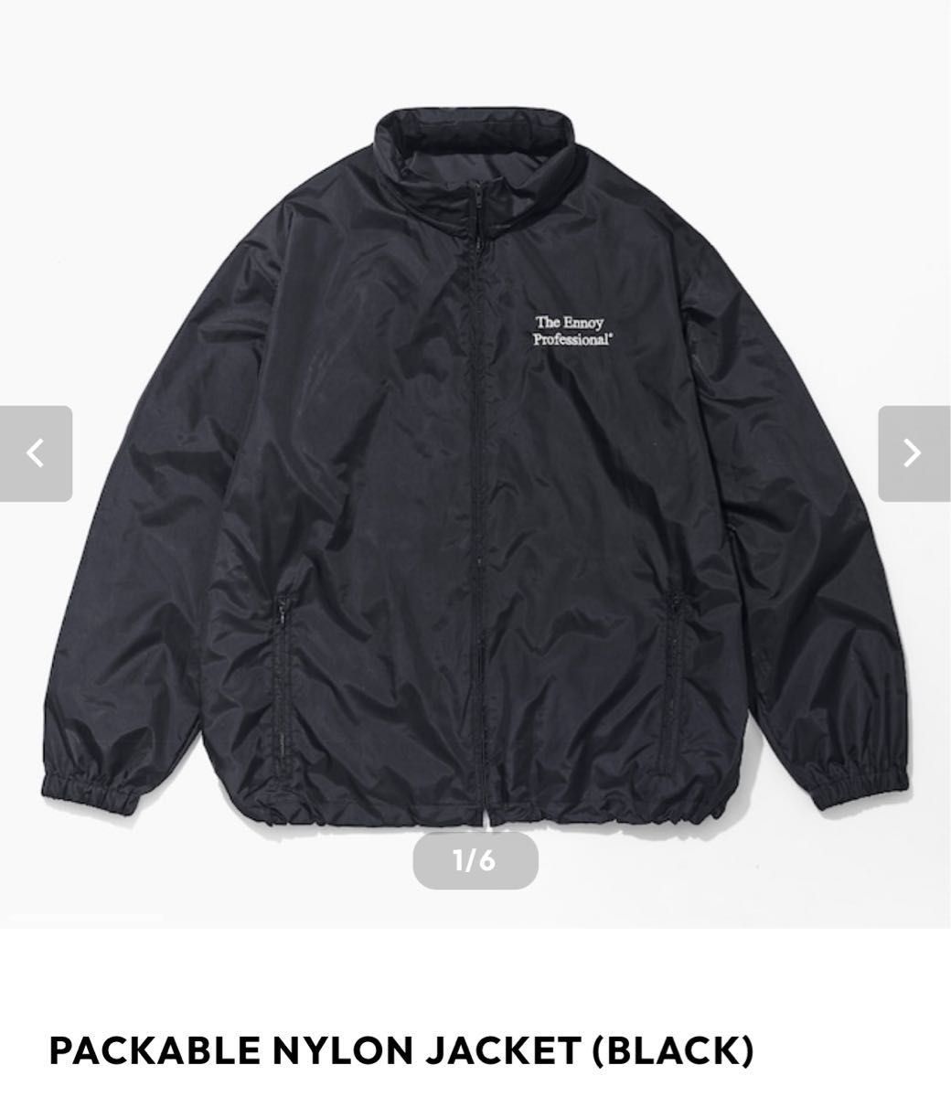 ennoy SS22 PACKABLE NYLON JACKET (BLACK) サイズL|Yahoo ennoy SS22 PACKABLE NYLON JACKET (BLACK) サイズL|Yahoo