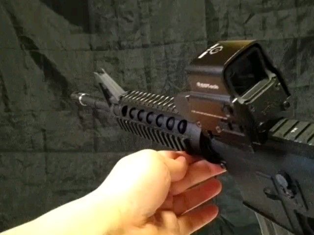 【動作確認済】TOP M4 CARBINE カート排莢式 電動ガン オプション多数　検索：M4カービン ライブカート ブローバック