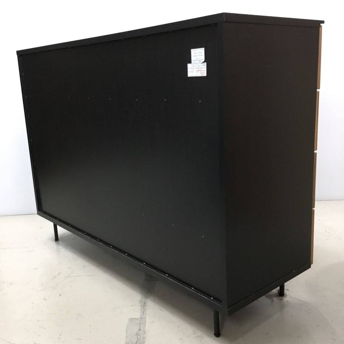 ニトリ 4段チェスト ローチェスト モリーナ-2 ① 幅119cm ◎HU06 ニトリ 4段チェスト ローチェスト モリーナ-2 ① 幅119cm ◎HU06