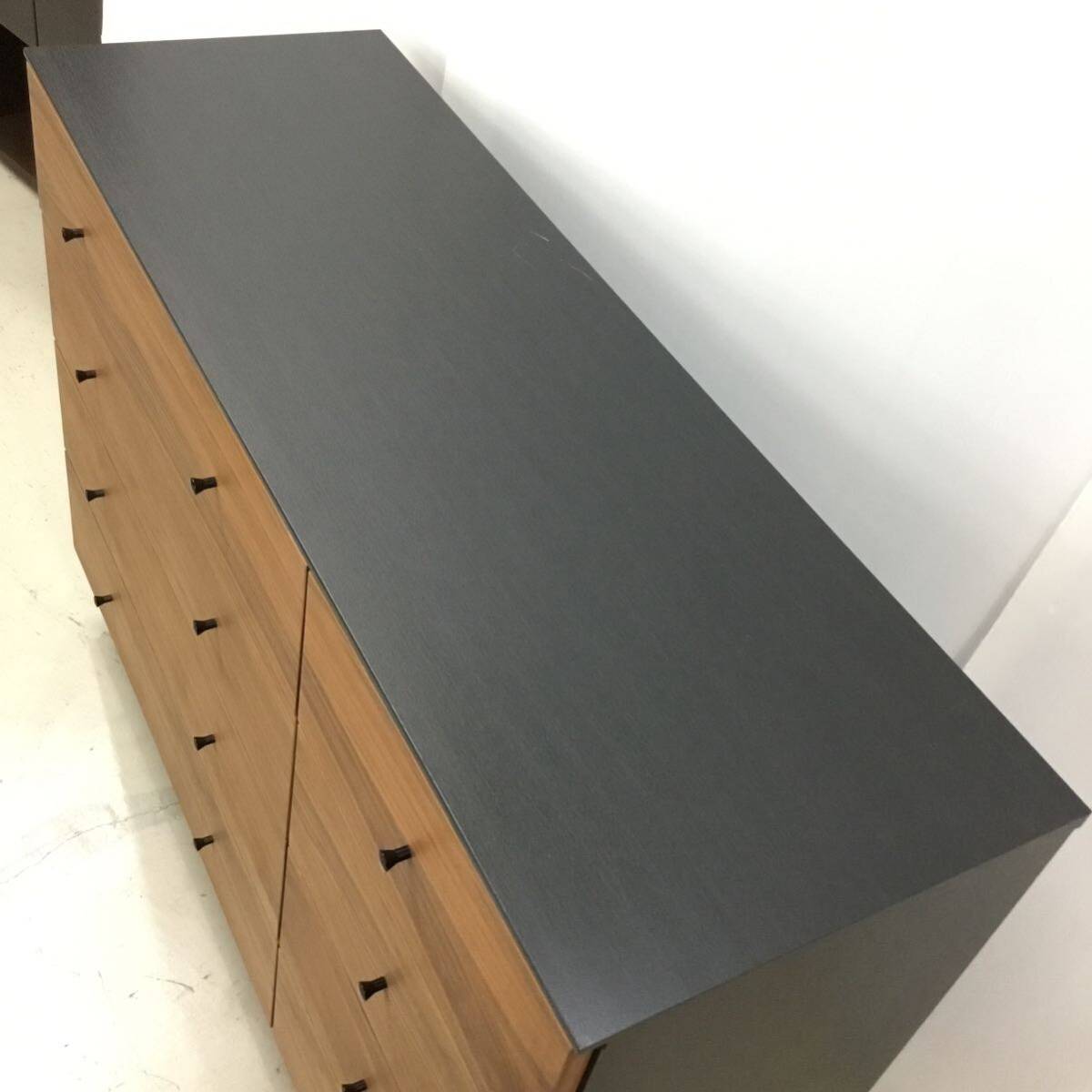 ニトリ 4段チェスト ローチェスト モリーナ-2 ① 幅119cm ◎HU06 ニトリ 4段チェスト ローチェスト モリーナ-2 ① 幅119cm ◎HU06