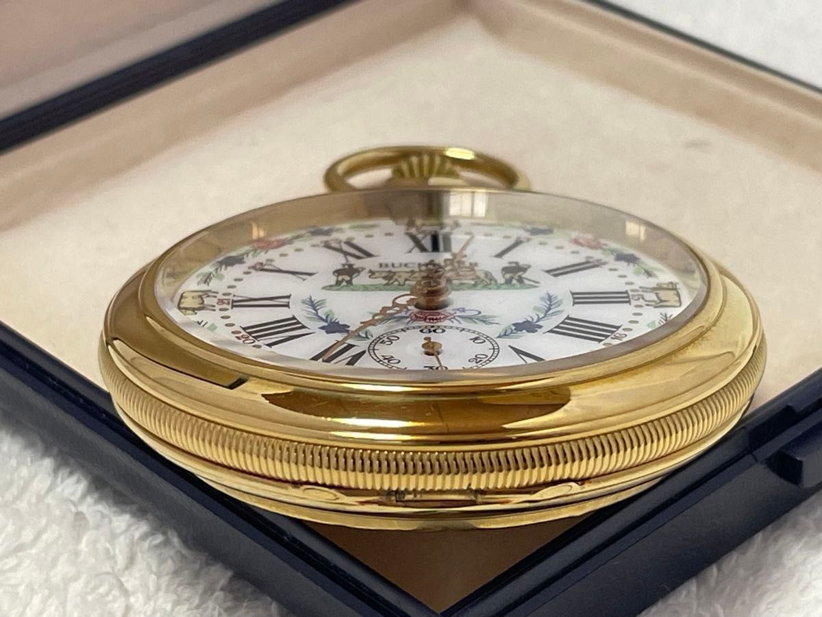 美品】BUCHERER ブヘラ 懐中時計 牛飼い図 手巻き スモセコ 文字 美品】BUCHERER ブヘラ 懐中時計 牛飼い図 手巻き スモセコ 文字
