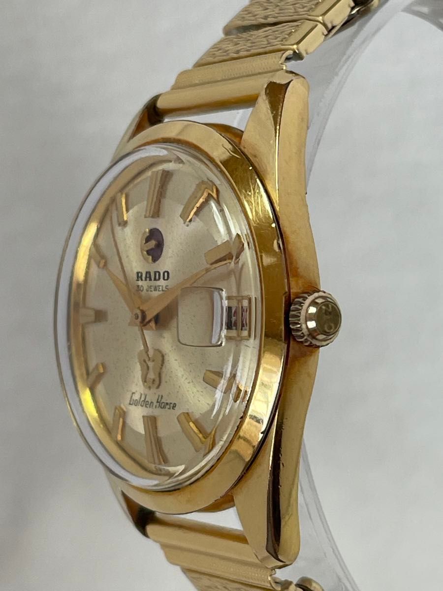 美品】RADO ラドー ゴールデンホース 自動巻き【343942 345602 美品】RADO ラドー ゴールデンホース 自動巻き【343942 345602