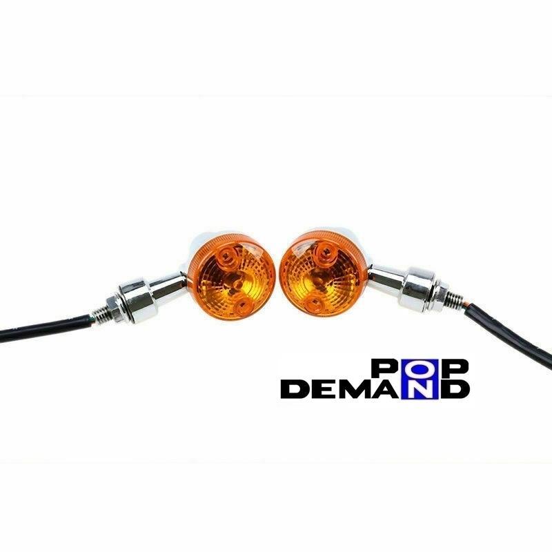 ◇即納◇汎用 メッキ ミニウインカー 12V GSタイプ 2個セット 4サイクルバーディー50 重荷用バーディー50 エポ