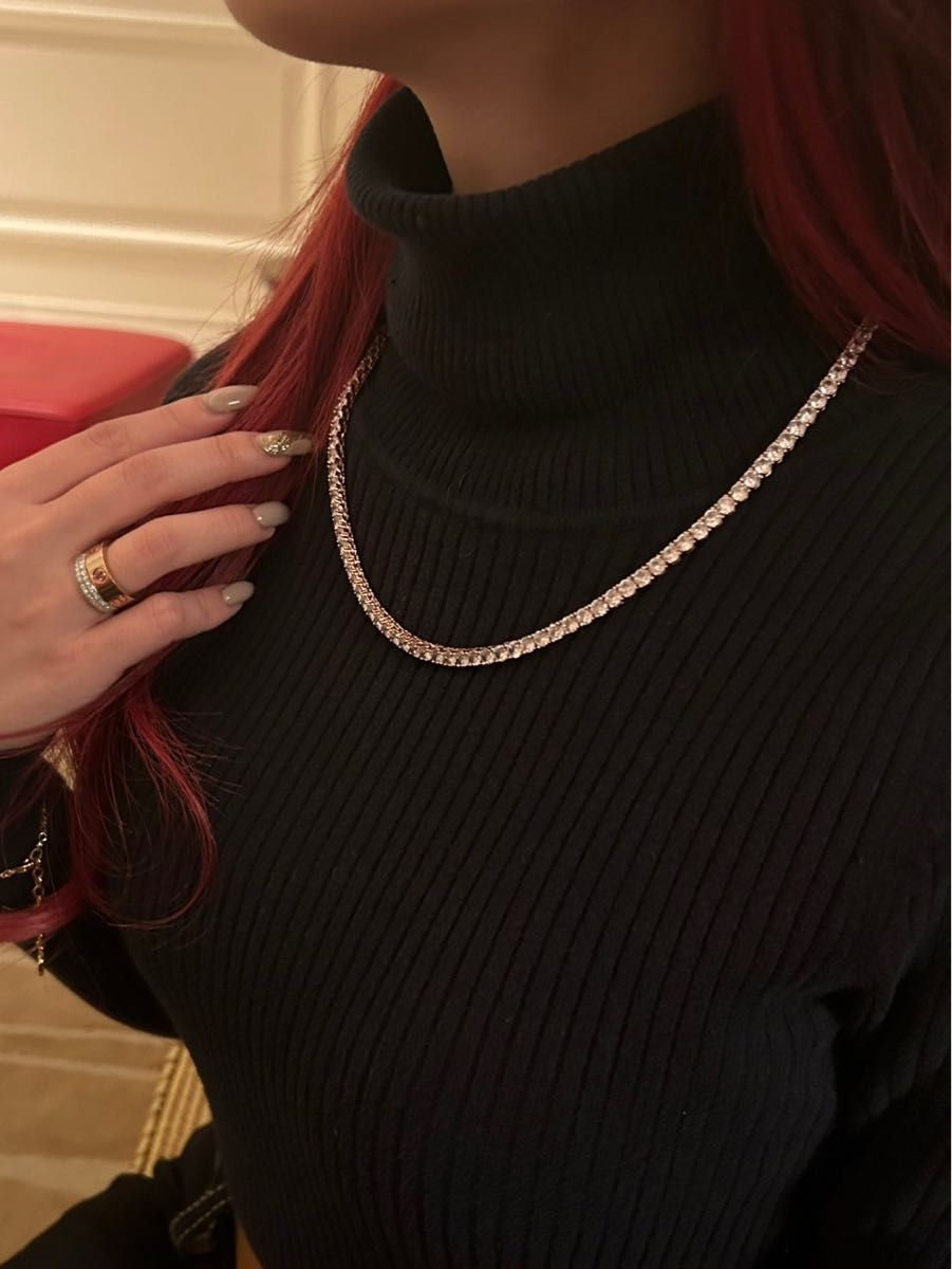 谷まりあ 平野紫耀愛用 テニスネックレス シルバー925|Yahoo 谷まりあ 平野紫耀愛用 テニスネックレス シルバー925|Yahoo