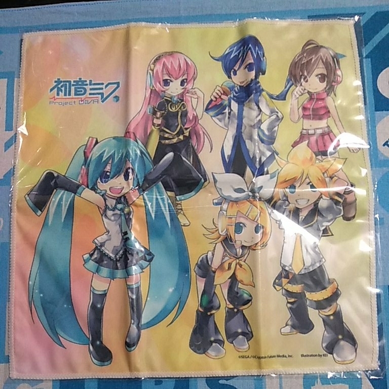 初音ミク Project DIVA マイクロファイバー タオル ＫＥＩ 未開封新品_画像1