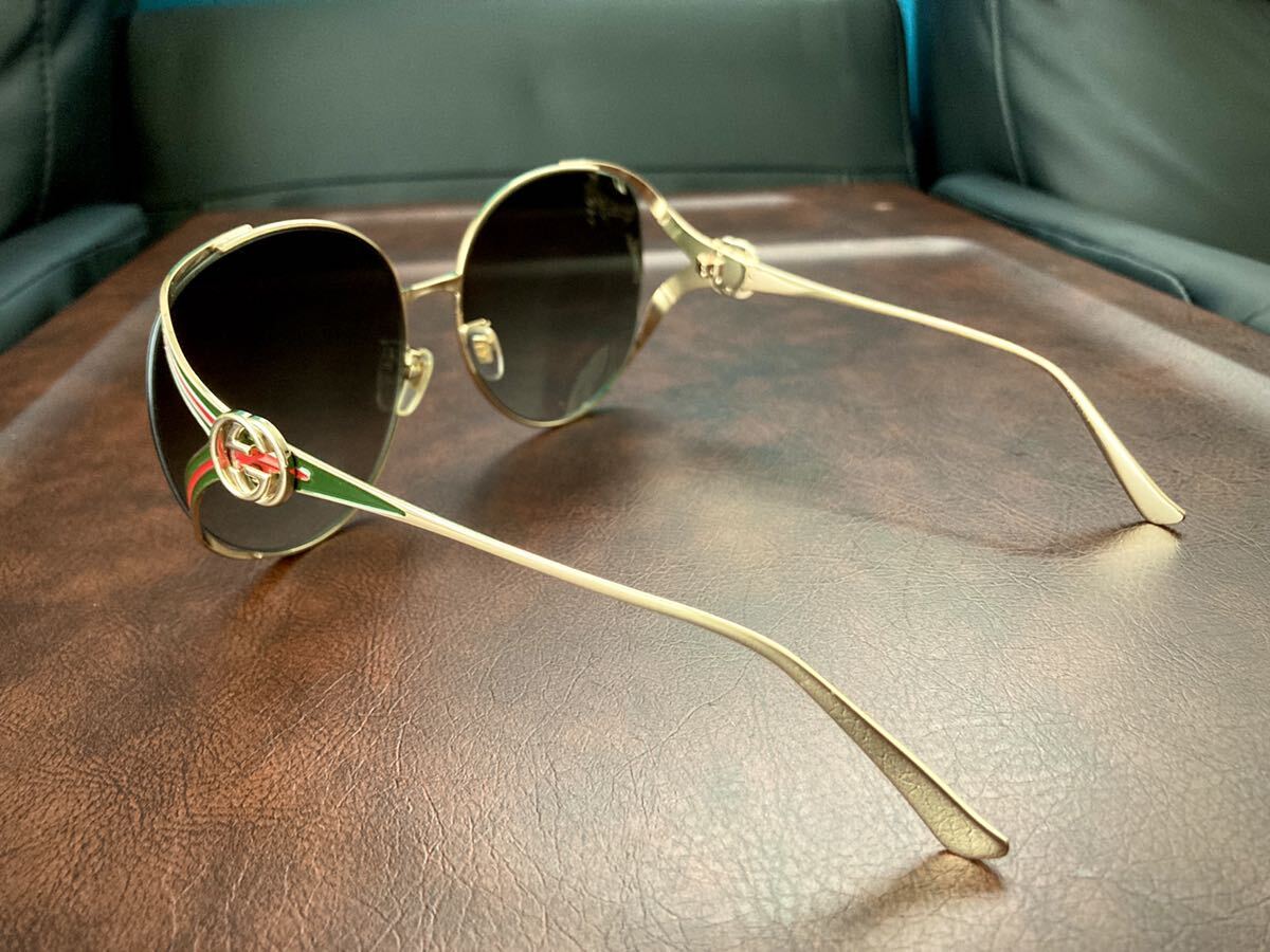 未使用 GUCCI グッチ サングラス シェリーライン 定価53,900円 未使用 GUCCI グッチ サングラス シェリーライン 定価53,900円