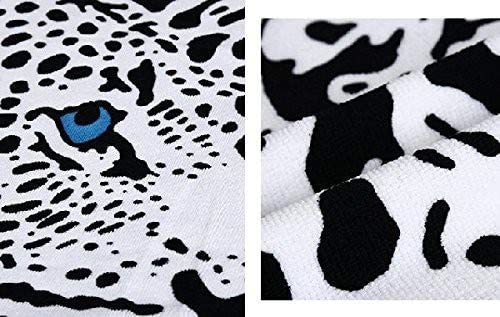 [ new goods prompt decision ] Leopard pattern ( leopard print ) leopard print white Tiger beach towel large size bath towel lady's sea water . dressing up .