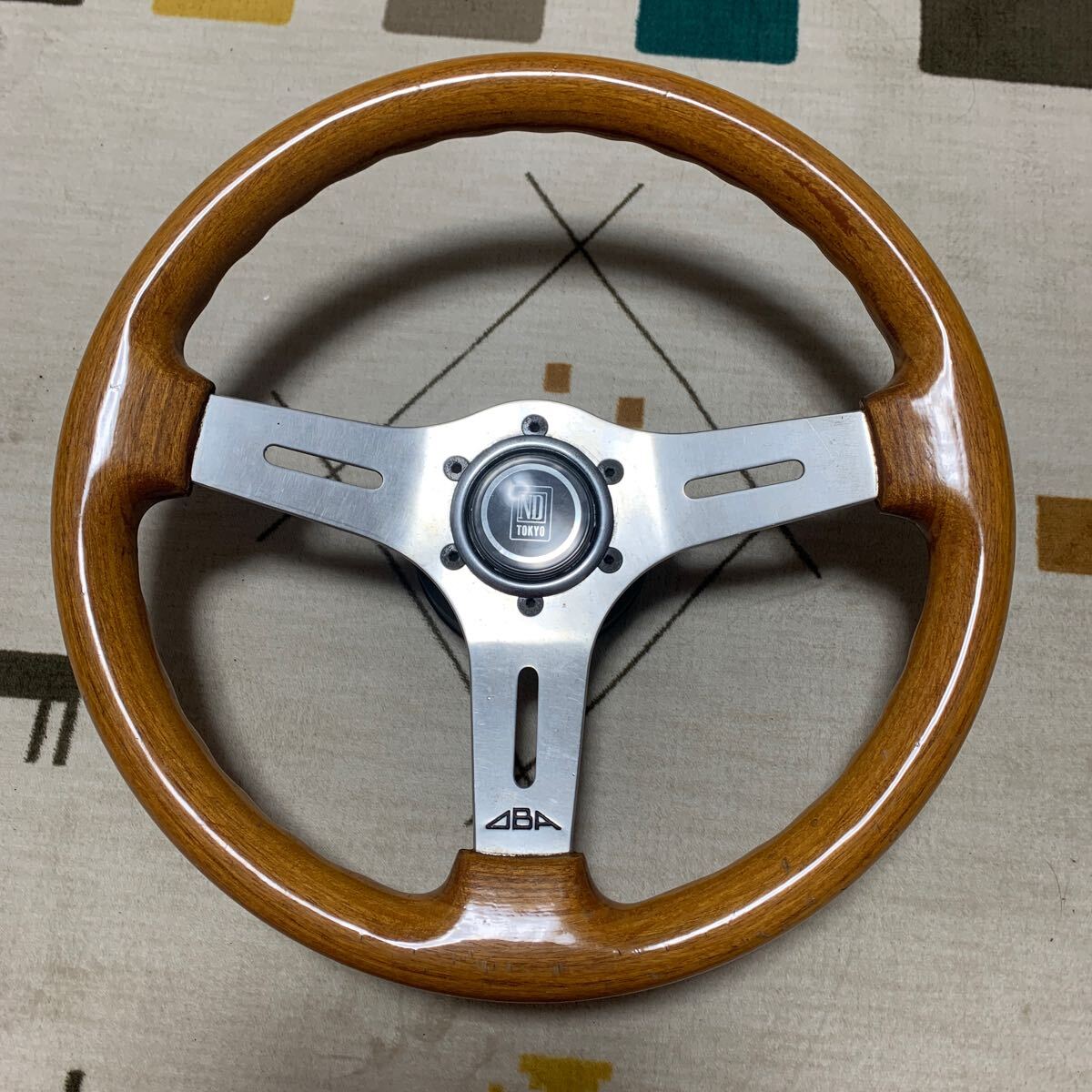 当時物 OBAウッドハンドル - パーツ 当時物 OBAウッドハンドル - パーツ