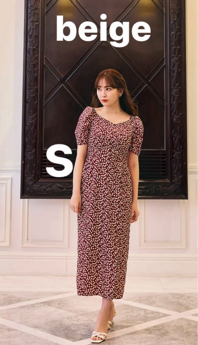 CHERRY PATTERN CACHE-COEUR ONE-PIECE herlipto チェリー CHERRY PATTERN CACHE-COEUR ONE-PIECE herlipto チェリー