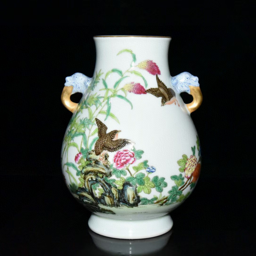 館蔵珍品 清 雍正年製款 古陶瓷品 紅釉 粉彩 梅花紋 粉盒』置物 館蔵珍品 清 雍正年製款 古陶瓷品 紅釉 粉彩 梅花紋 粉盒』置物