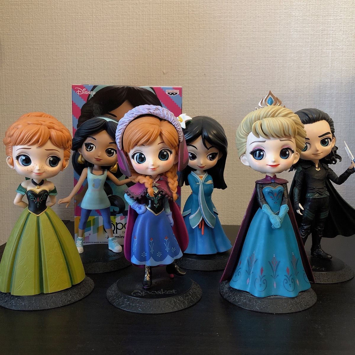 Qposket ディズニー プリンセス フィギュア 7点セット アナ雪 Qposket ディズニー プリンセス フィギュア 7点セット アナ雪