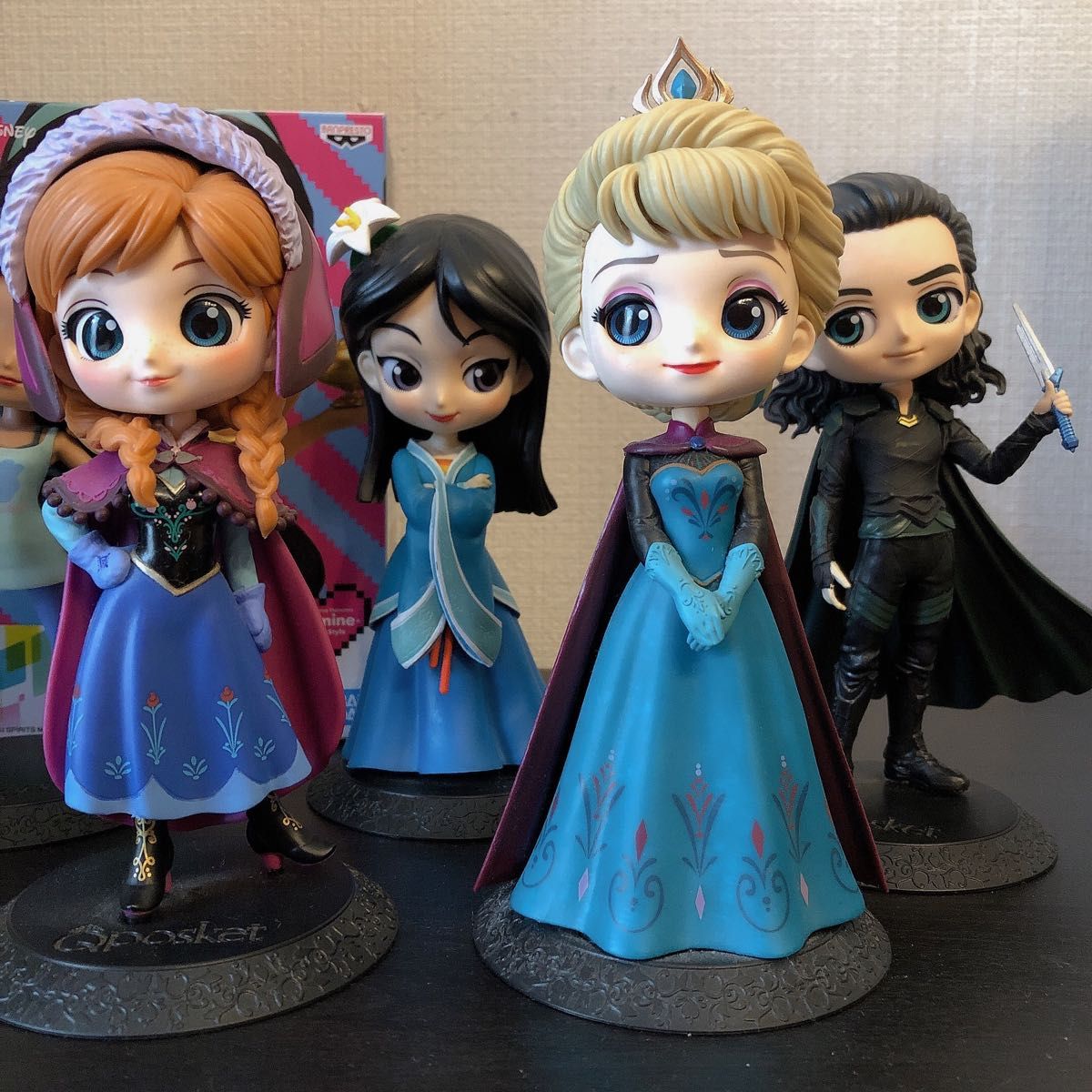 Qposket ディズニー プリンセス フィギュア 7点セット アナ雪 Qposket ディズニー プリンセス フィギュア 7点セット アナ雪