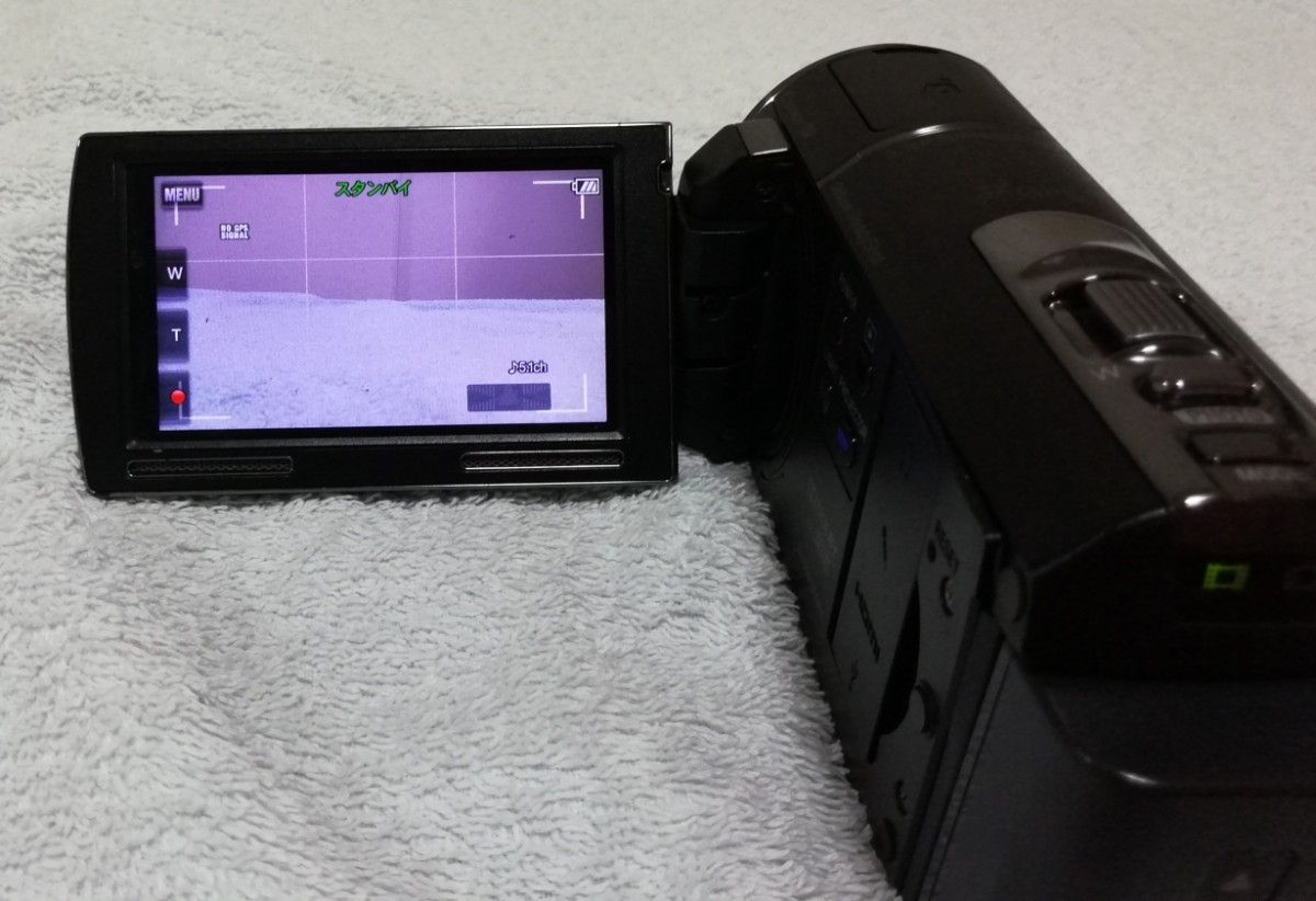 SONY HDR-PJ590V ビデオカメラ ボルドーブラウン 一部付属品付き