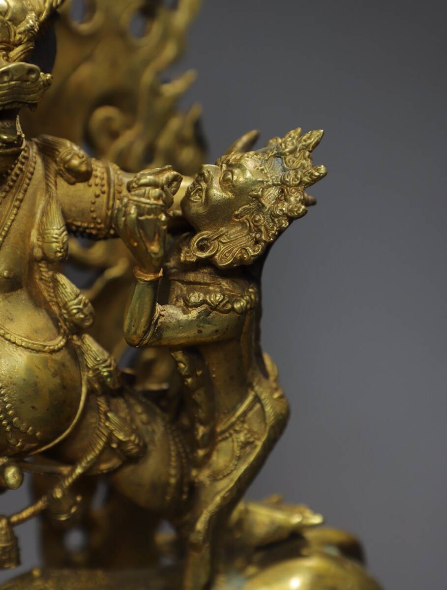 麒麟銅像 涂金 チベット仏教 中国美術 瑞獣 A784 美術品 - 彫刻 麒麟銅像 涂金 チベット仏教 中国美術 瑞獣 A784 美術品 - 彫刻
