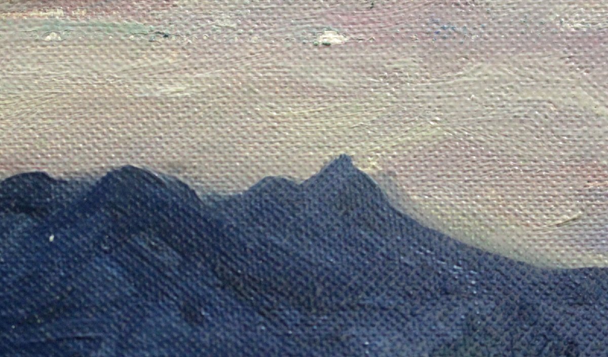 小路 隆 油絵・油彩画『朝焼の大雪』 絵画 - 北海道画廊 小路 隆 油絵・油彩画『朝焼の大雪』 絵画 - 北海道画廊