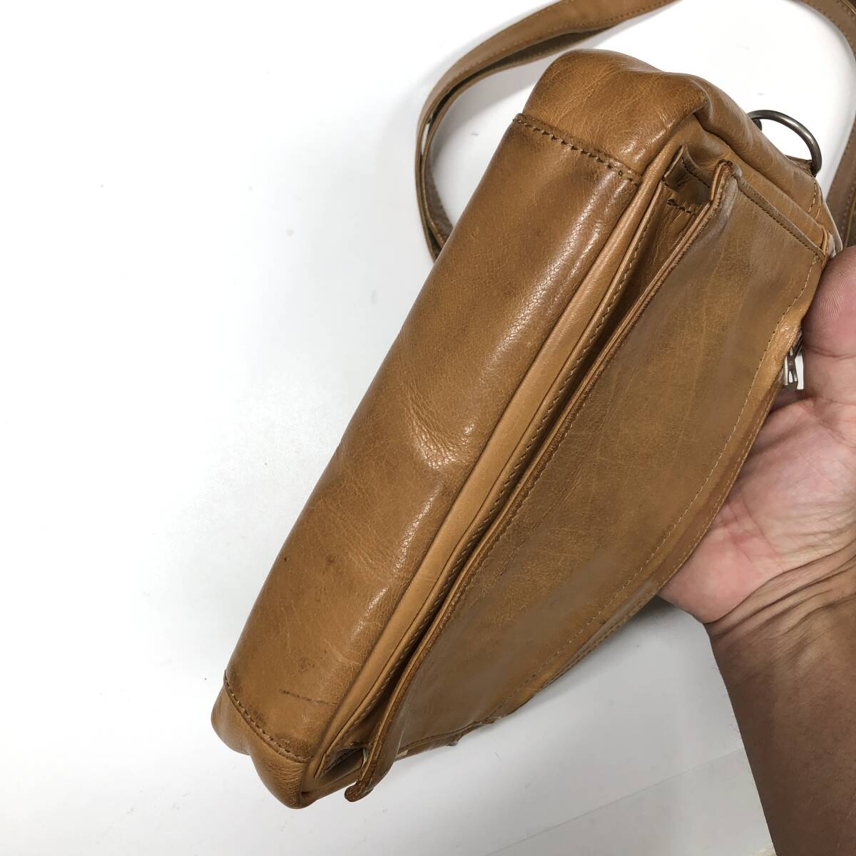 ポーター 吉田カバン PORTER ショルダーバッグ レザー キャメル ポーター 吉田カバン PORTER ショルダーバッグ レザー キャメル