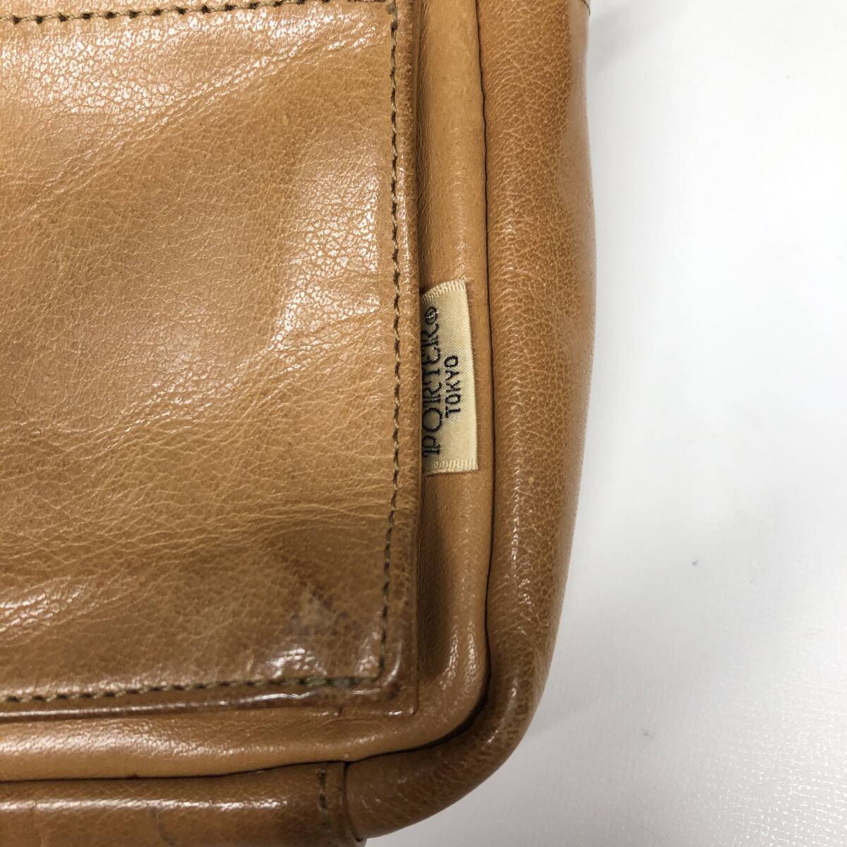 ポーター 吉田カバン PORTER ショルダーバッグ レザー キャメル ポーター 吉田カバン PORTER ショルダーバッグ レザー キャメル