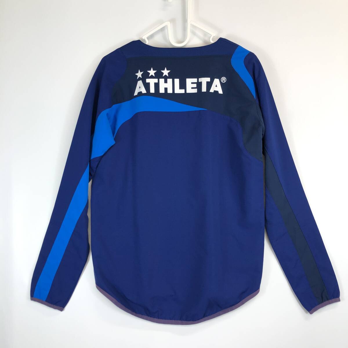 アスレタ ATHLETA 長袖ピステ 裏凹凸生地 ネイビー Sサイズ アスレタ ATHLETA 長袖ピステ 裏凹凸生地 ネイビー Sサイズ