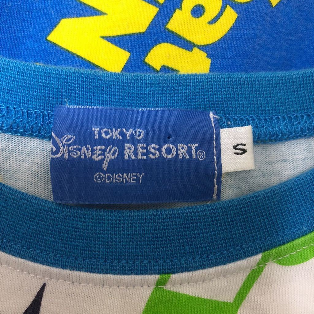 【 Disney 】ドナルド 総柄 Tシャツ Sサイズ ディズニーランド ディズニーシー ディズニーリゾート_画像3