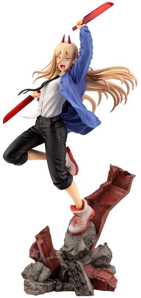 【中古】チェンソーマン ARTFX J パワー 1/8スケール PVC製 塗装済み完成品 フィギュア その他