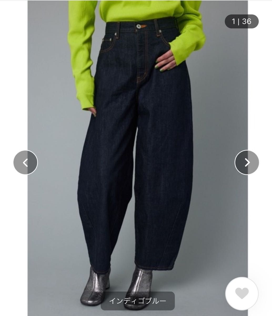 HeRIN CYE ヘリンドットサイcocoon denim pants (コクーン HeRIN CYE ヘリンドットサイcocoon denim pants (コクーン