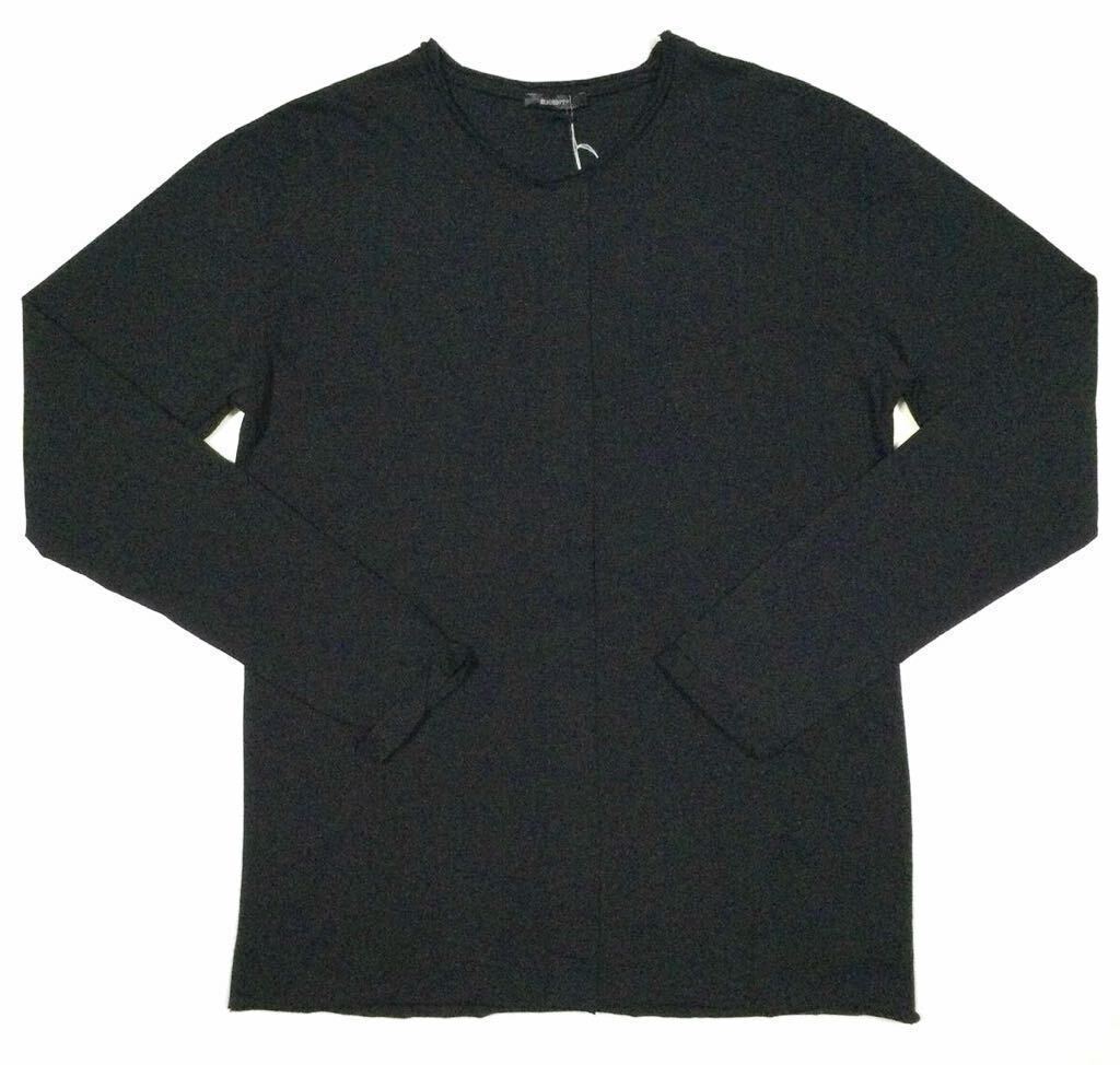 〜7/28① 新品「EXIBIT」“MG03C376/MAGLIA” ロングスリーブ ロールネック デザイン カットソー SIZE:L イタリア製