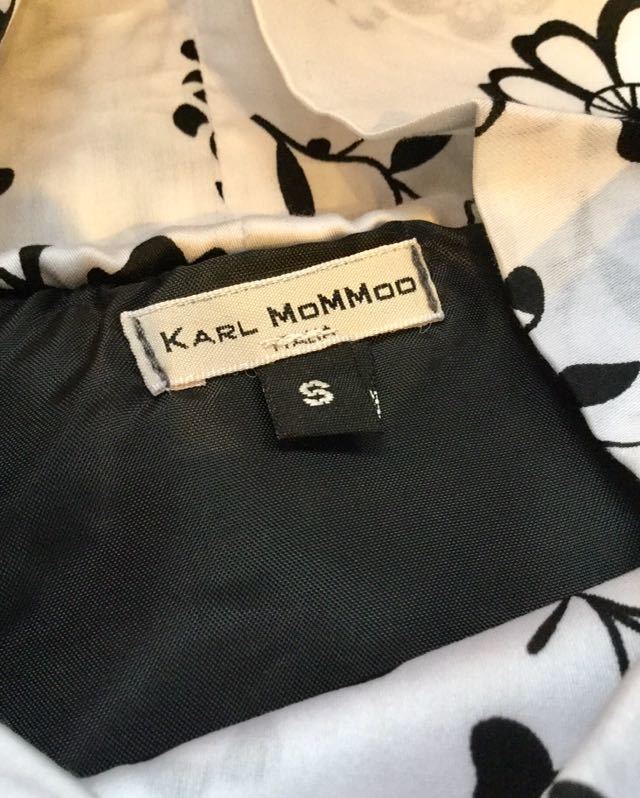 新品!!「KARL MOMMOO HOMME」スカーフ風カラー(襟) ヘンリーネック