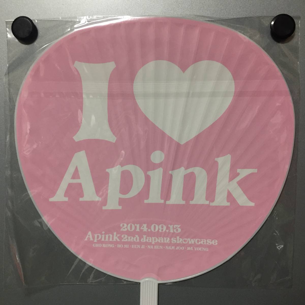 * new goods unopened * APINK 1st SC [ 2nd Japan showcase ] "uchiwa" fan Choro n* Japan limitation showcase official goods complete sale goods 