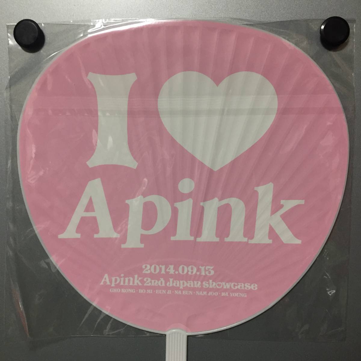 * new goods unopened * APINK 1st SC [ 2nd Japan showcase ] "uchiwa" fan bomi* Japan limitation showcase official goods complete sale goods 