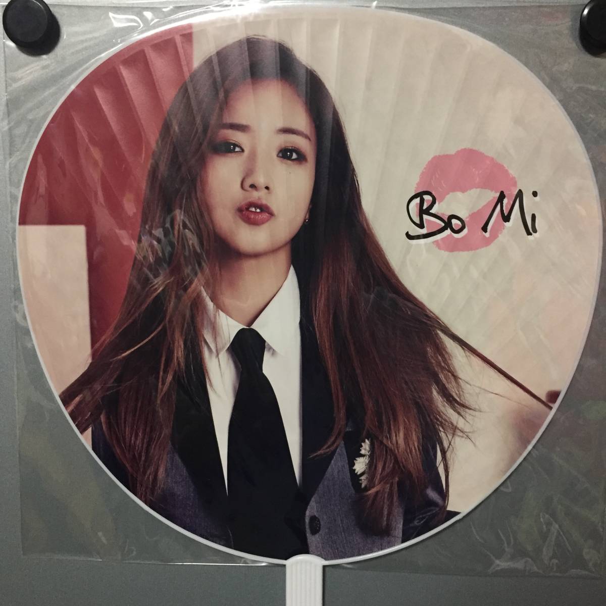 * new goods unopened * APINK [ special event ~Page1~ Mr.Chu ] "uchiwa" fan bomi* Japan limitation liliibe official goods complete sale goods Mr Chu