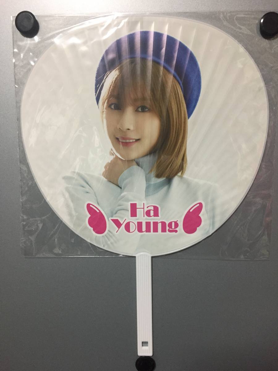 * new goods unopened * APINK [ JAPAN 2ND FANMEETING ~ PINK DAY WITH U ] "uchiwa" fan is yon* Japan limitation pen mi official goods fan mi-ting