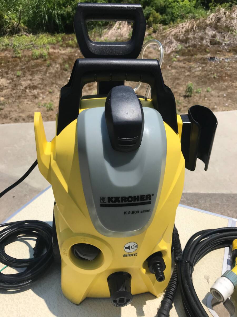 ★送料無料！KARCHER ケルヒャー 高圧洗浄機 K2.900サイレント 各種ノズル ホース付 ★