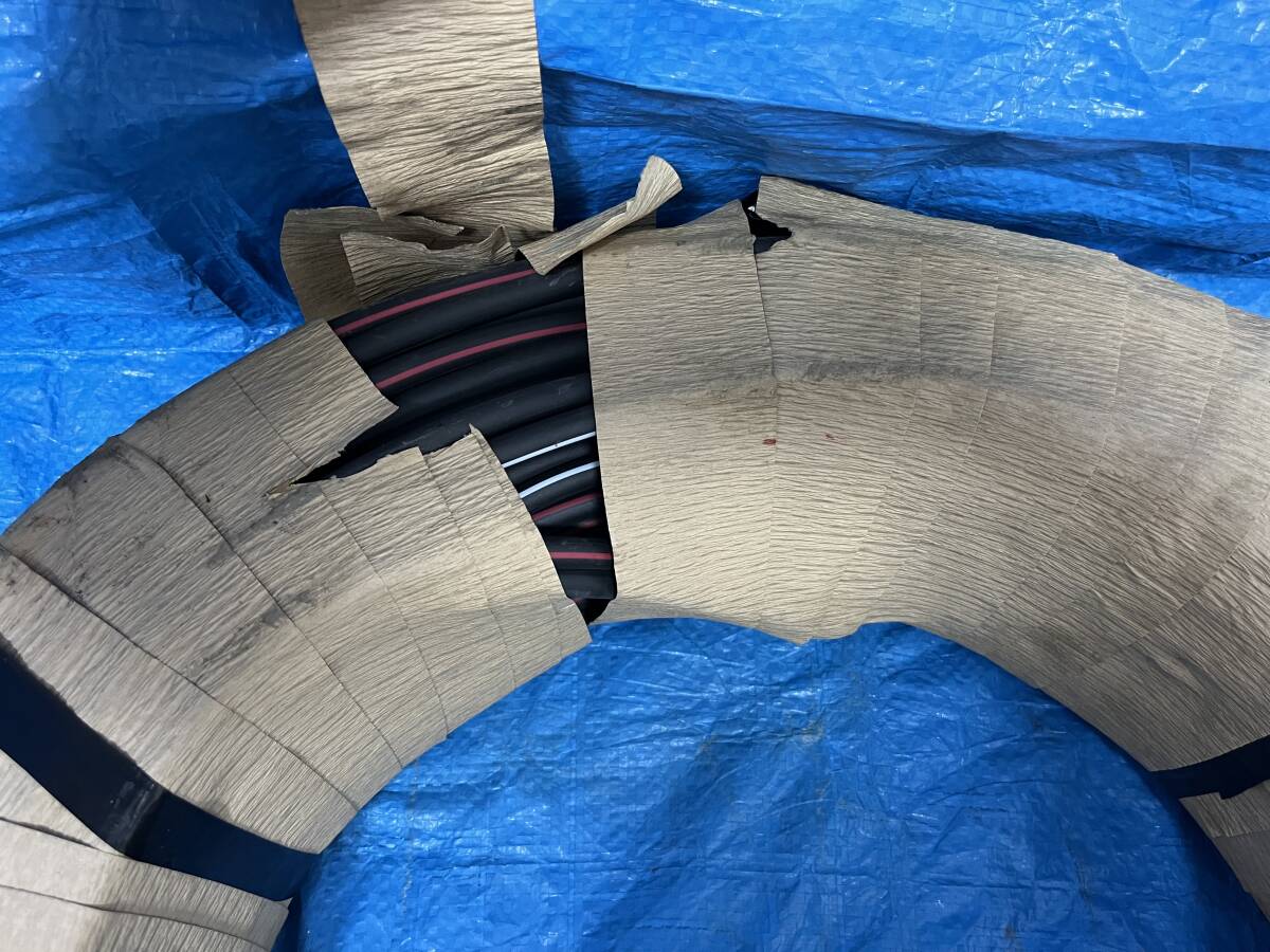 YAZAKI 600V CVT (ストライプ識別)(PbF) 3x22mm 50m 黒 - 電線 YAZAKI 600V CVT (ストライプ識別)(PbF) 3x22mm 50m 黒 - 電線