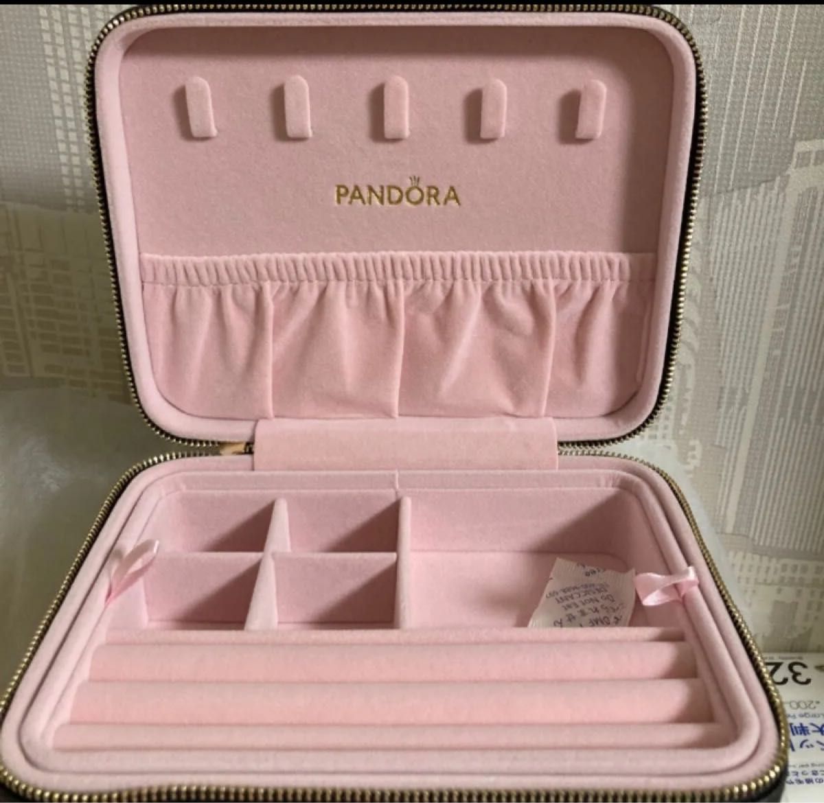 新品未使用】 PANDORA パンドラ Black-Pink Jewelry Box 新品未使用】 PANDORA パンドラ Black-Pink Jewelry Box