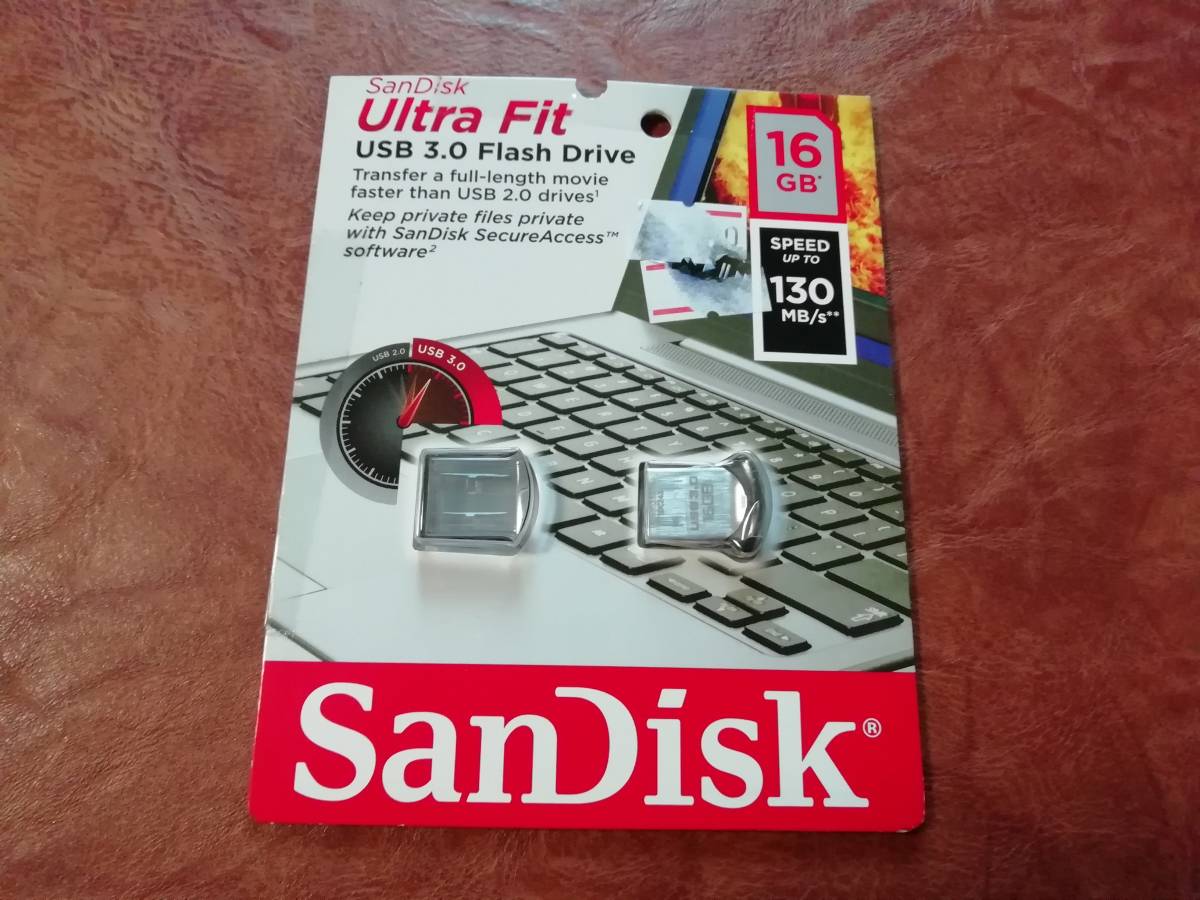 かわいい新作 サンディスクCZ43 Fit Ultra SanDisk 16GB フラッシュ