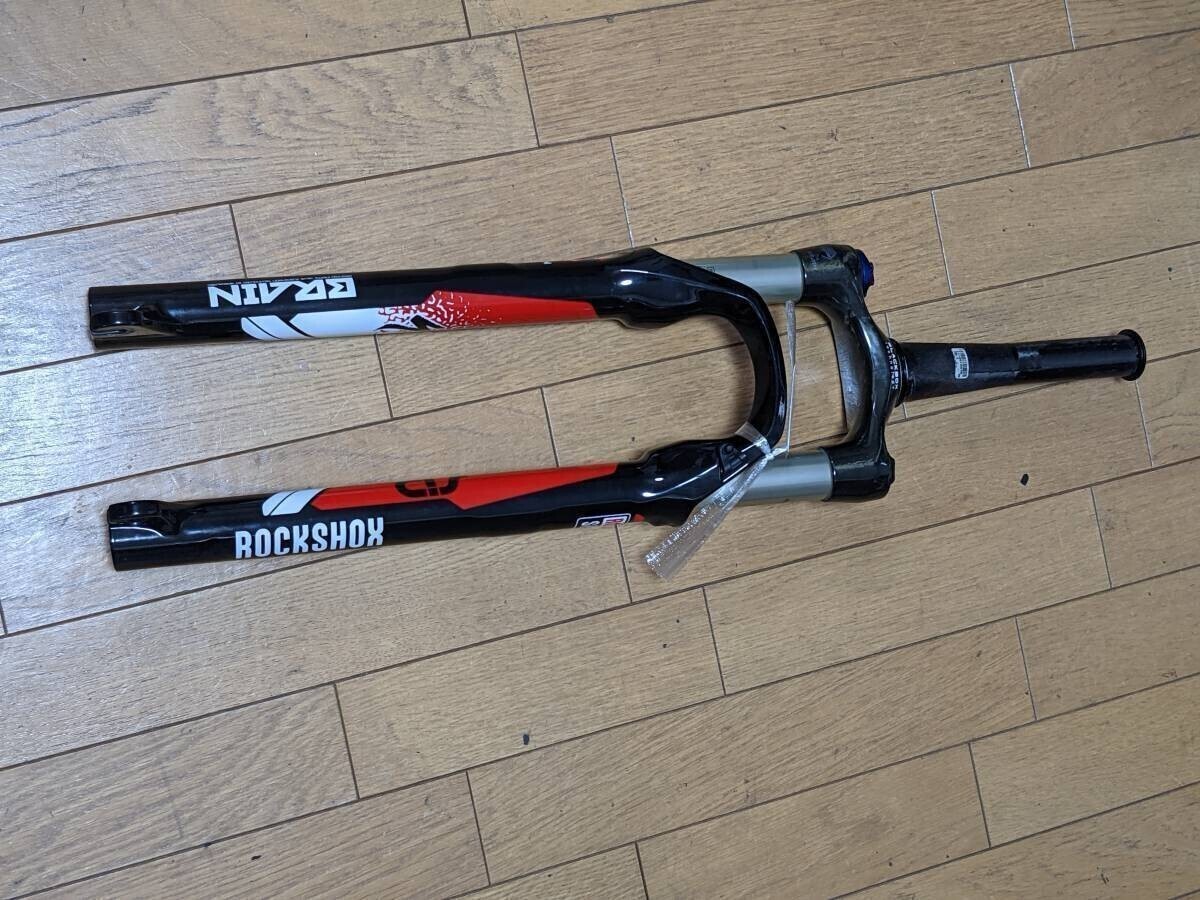Rockshox Brain SID カーボンコラム 90㎜トラベル クイック ディスクブレーキ用 サスペンションフォーク 26インチ FFA230824A