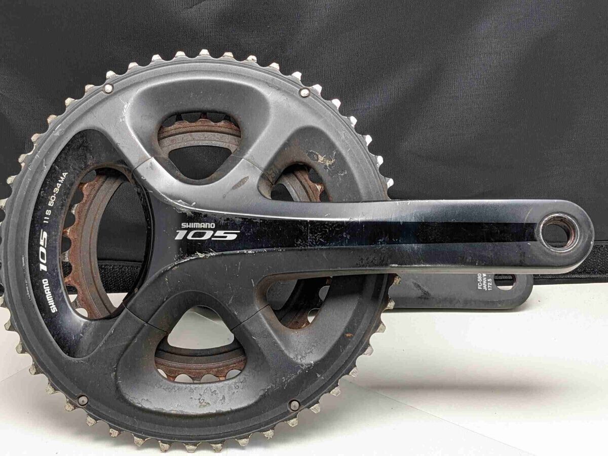 早割切符 シマノ Shimano FC FCA231213D クランク チェーンリングさびあり 172.5mm 34t 50 105 5800 クランク
